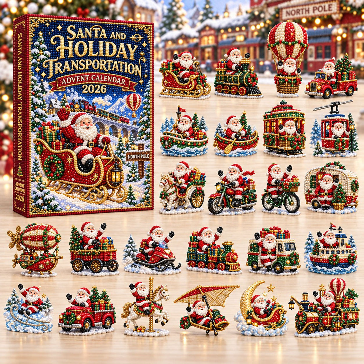Santa Transport advent calendar