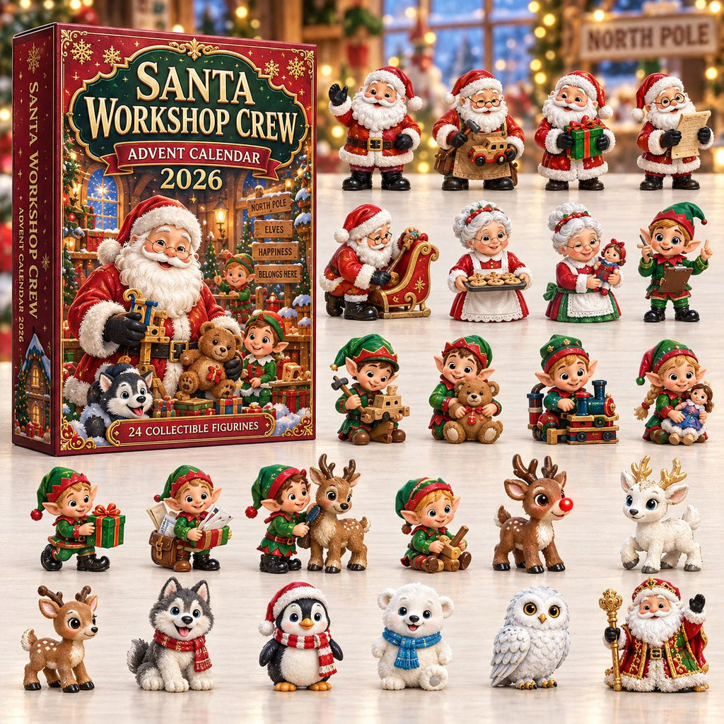 Santa Workshop Crew advent calendar