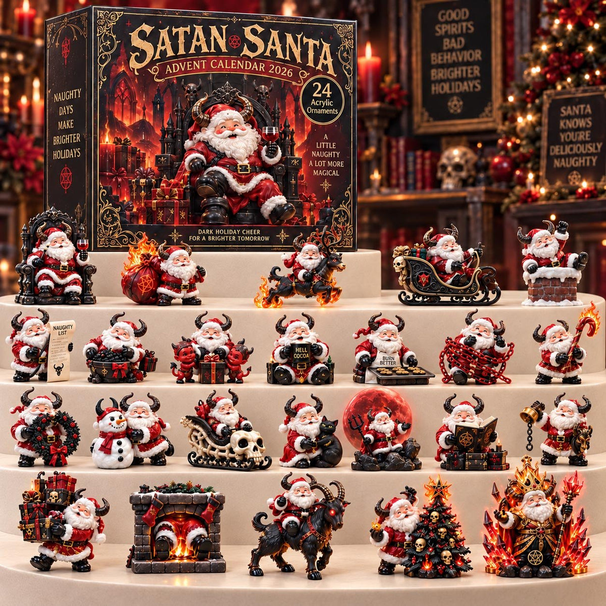 Satan Santa advent calendar