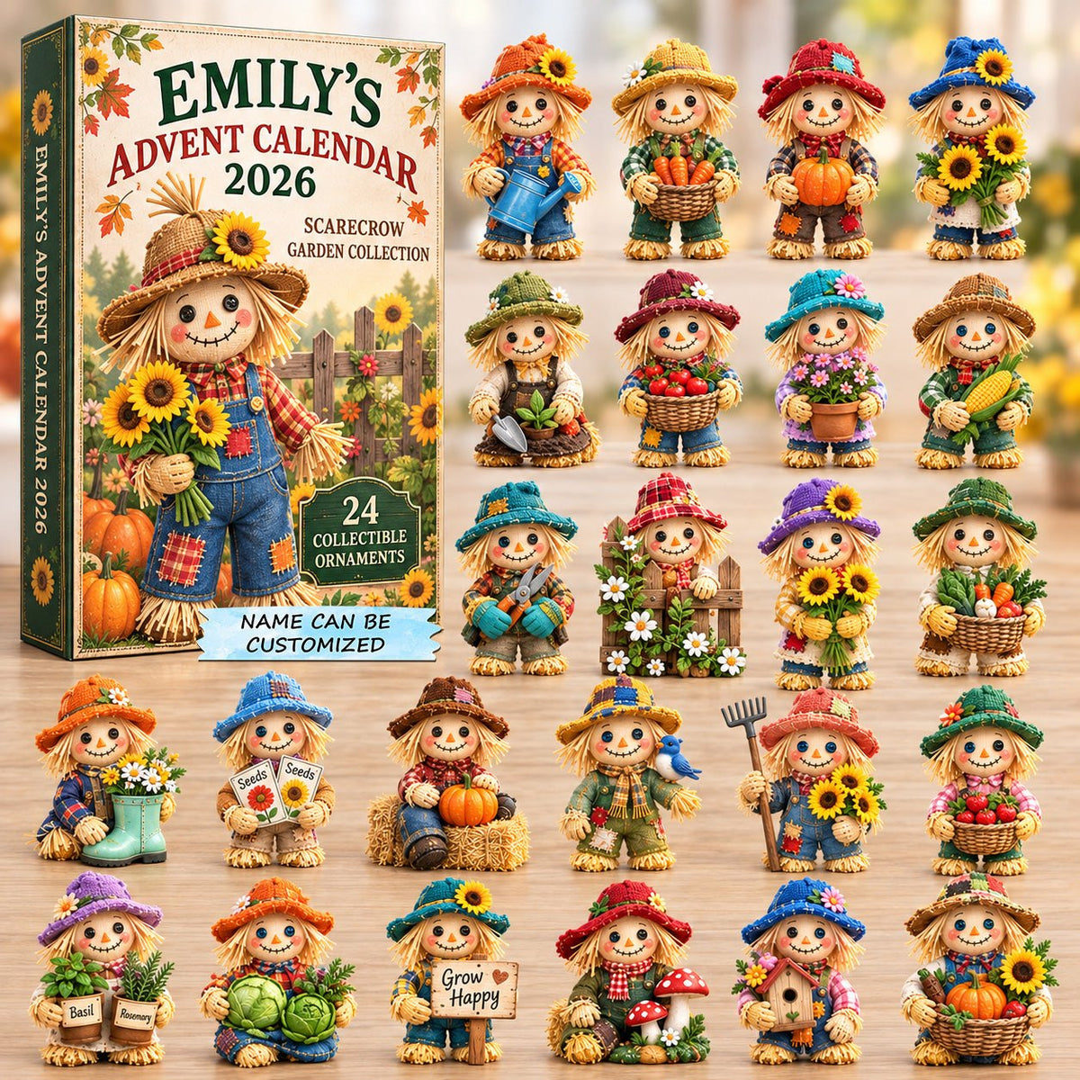 Scarecrow Garden Harvest advent calendar