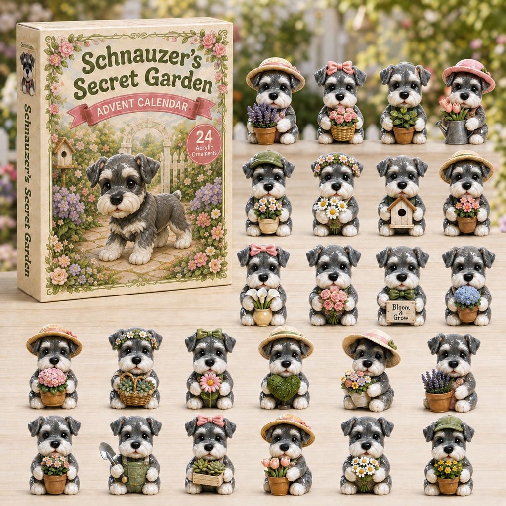 Schnauzer Secret Garden advent calendar