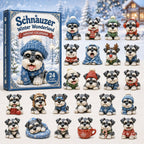 Schnauzer Winter Wonderland advent calendar