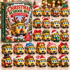 School Bus Christmas advent calendar