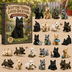 Scottish Terrier Backyard advent calendar