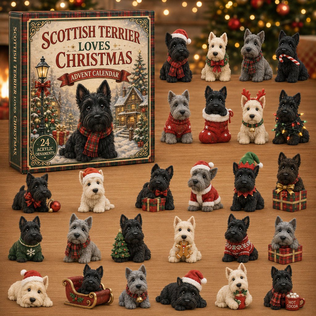 Scottish Terrier Christmas advent calendar
