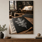 Scratchboard Atelier Stretched Canvas Wall Art with original printed optical 3D artwork