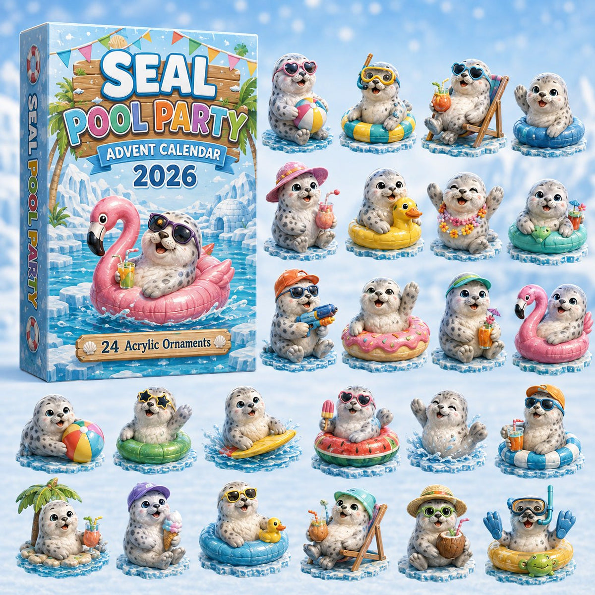 Seal Pool Party advent calendar
