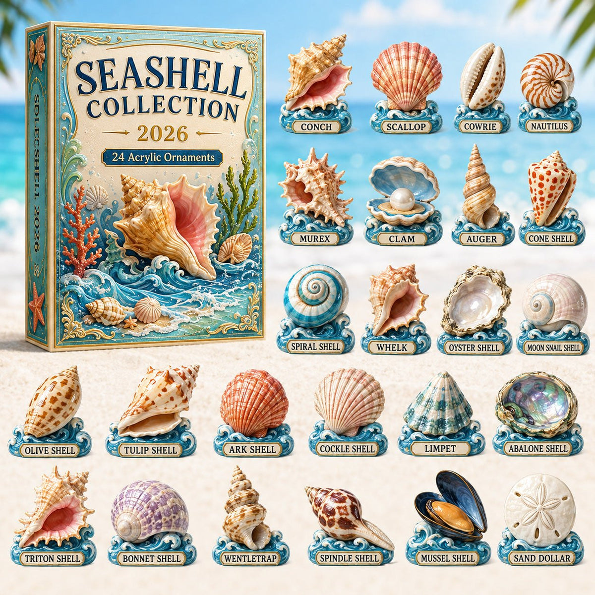 Seashell Collection advent calendar