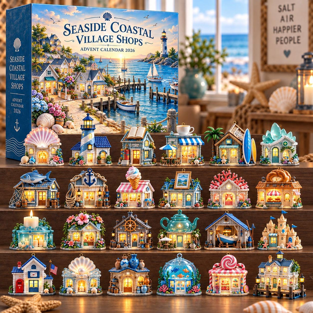 Seaside Coastal Village advent calendar