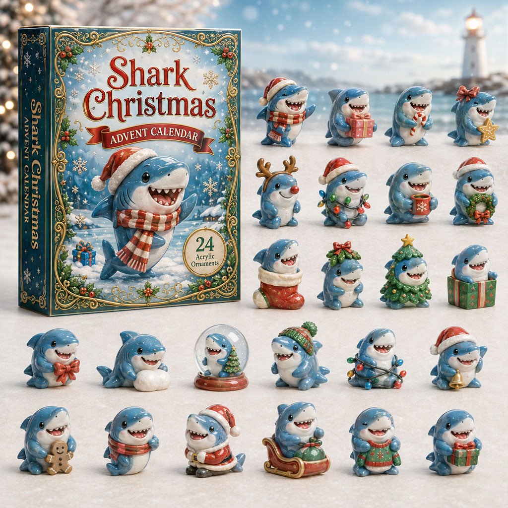 Shark Christmas advent calendar