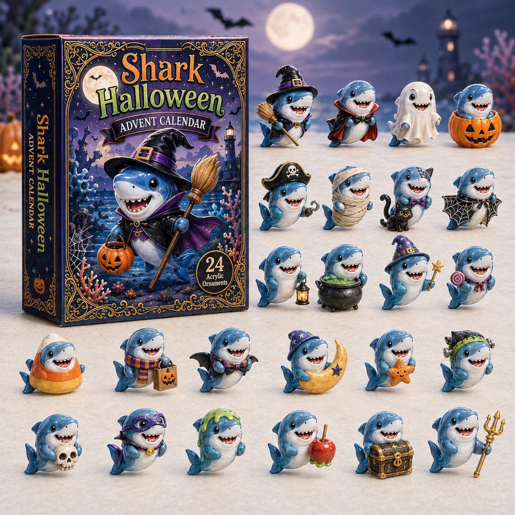 Shark Halloween advent calendar