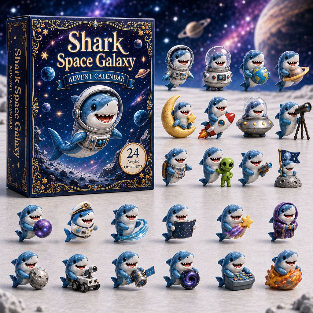 Shark Space Galaxy advent calendar
