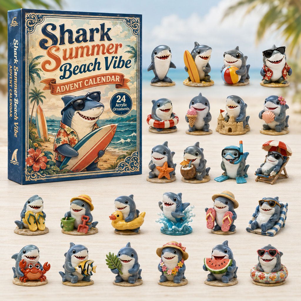 Shark Summer Beach advent calendar