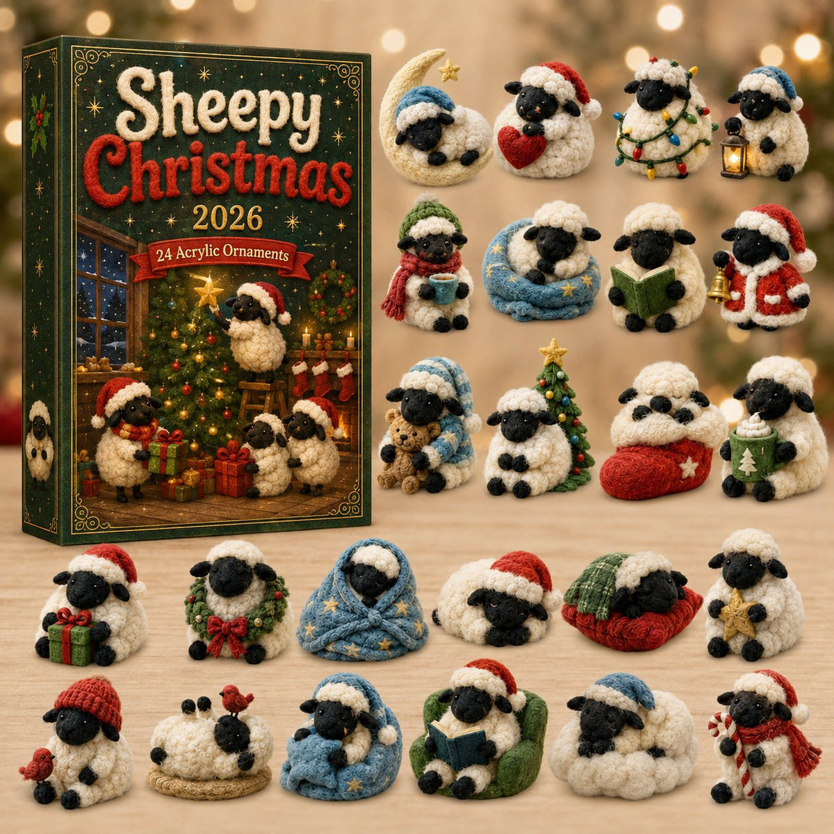 Sheepy Christmas advent calendar