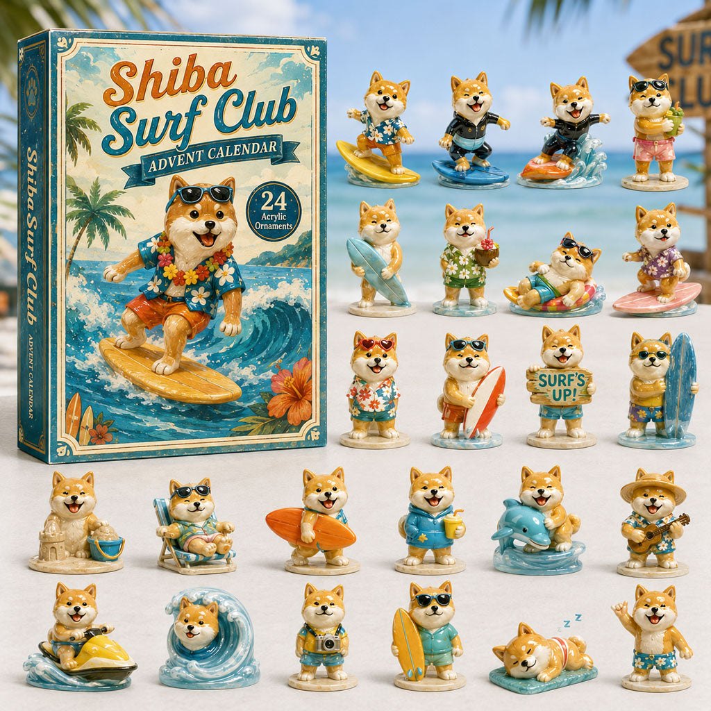 Shiba Surf Club advent calendar