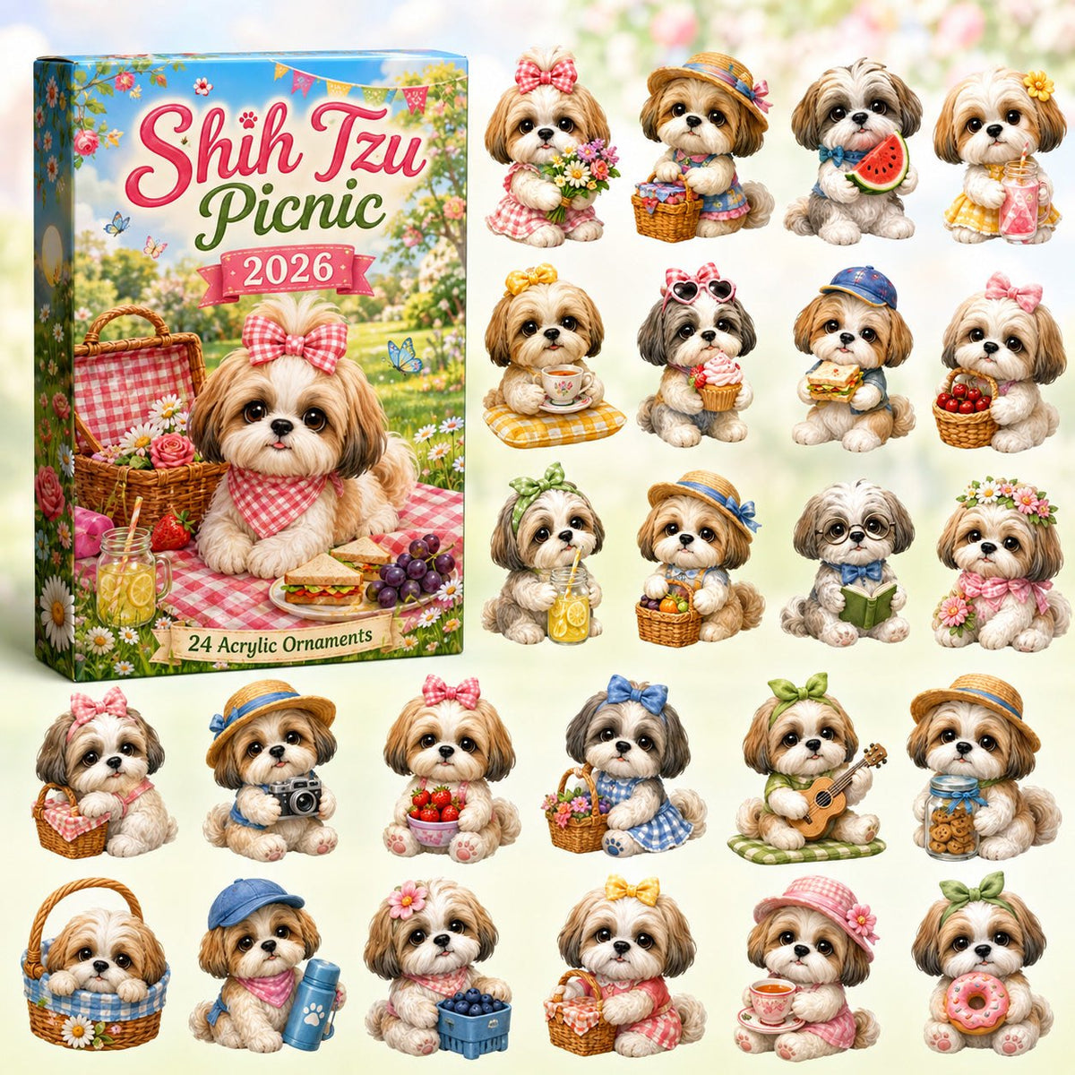 Shih Tzu Picnic advent calendar