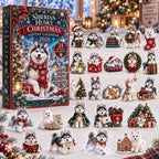 Siberian Husky Christmas advent calendar