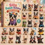 Silly French Bulldog advent calendar