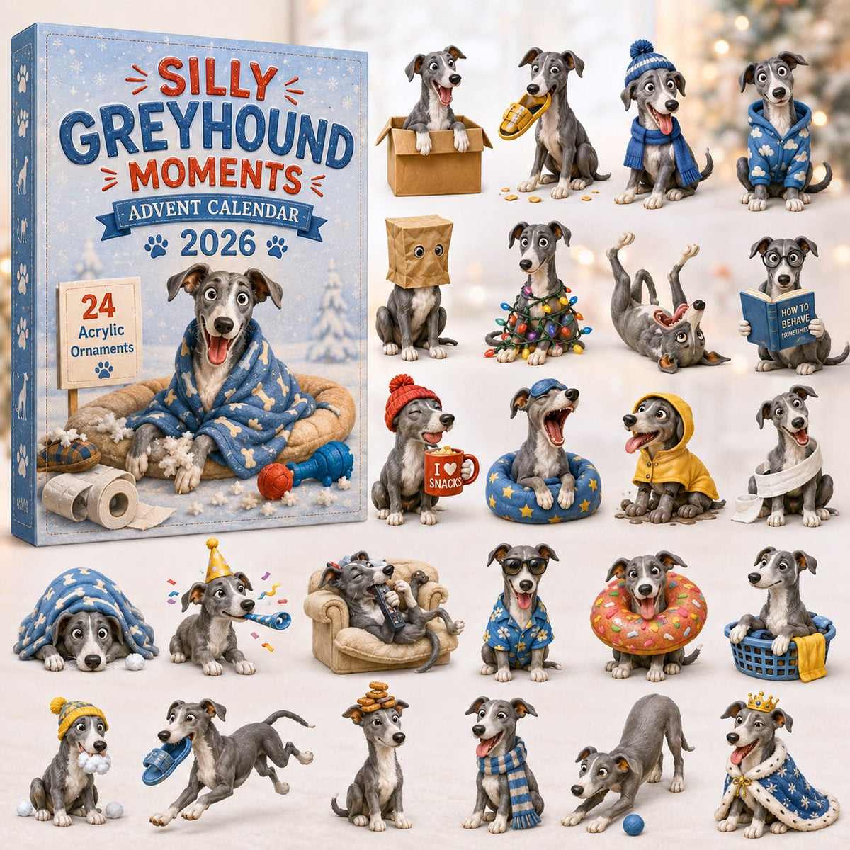 Silly Greyhound Moments advent calendar