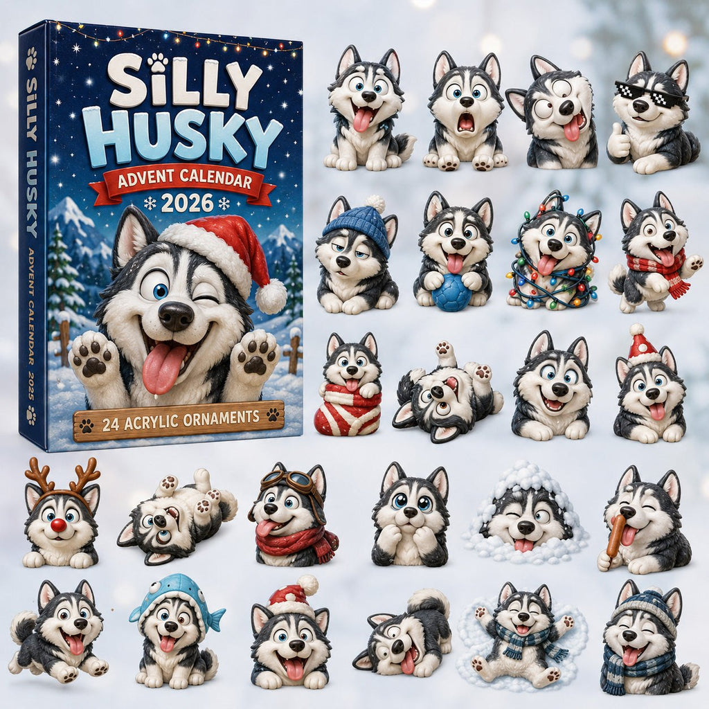 Silly Husky advent calendar