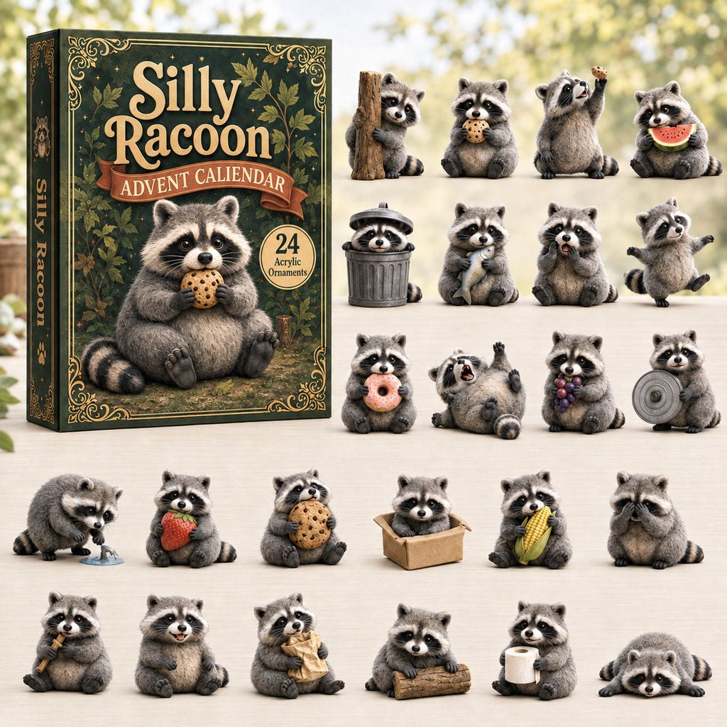 Silly Raccoon advent calendar