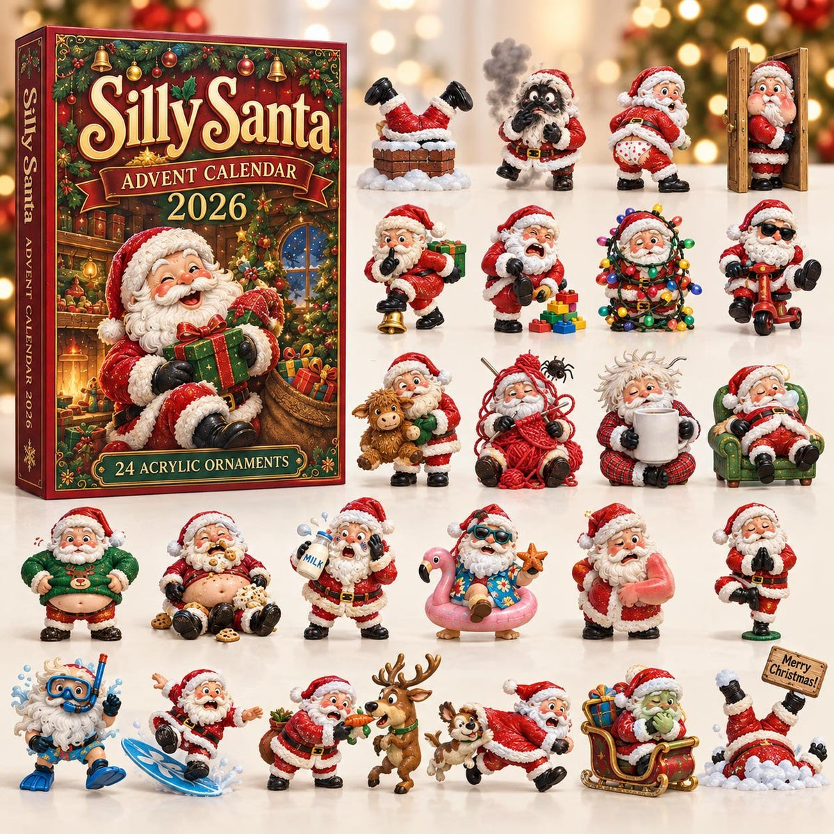 Silly Santa advent calendar