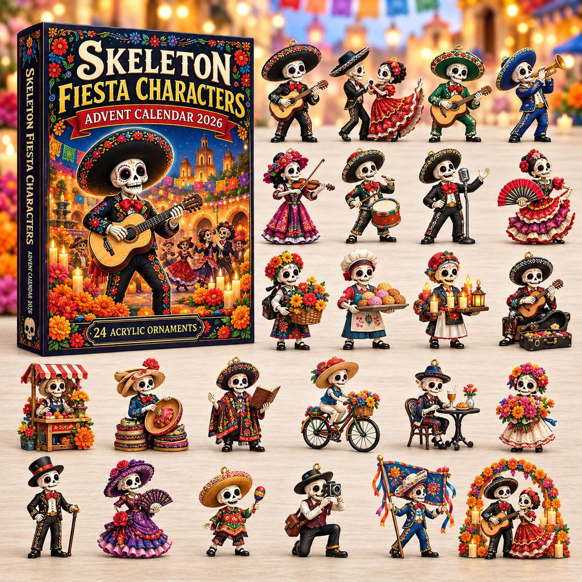 Skeleton Fiesta advent calendar