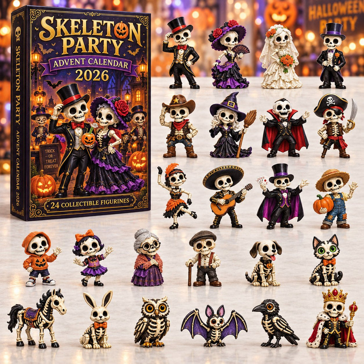 Skeleton Party advent calendar