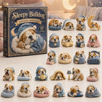 Sleepy Bulldog advent calendar