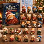 Sleepy Red Panda advent calendar
