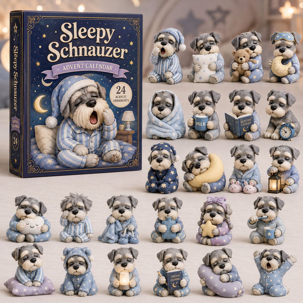 Sleepy Schnauzer advent calendar
