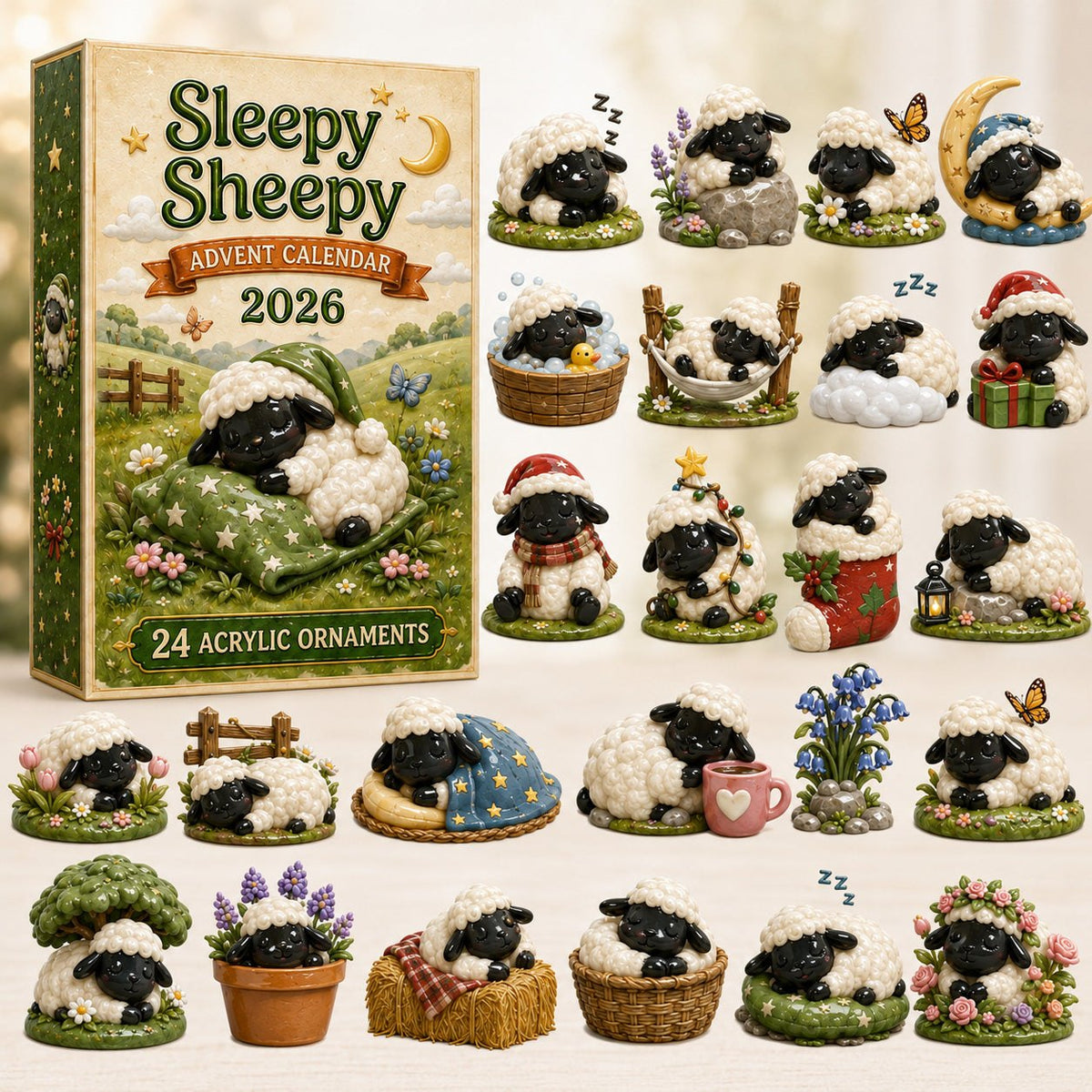 Sleepy Sheepy advent calendar