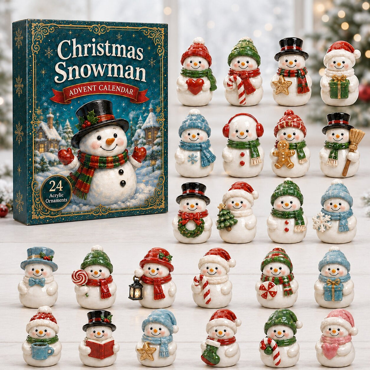Snowman advent calendar