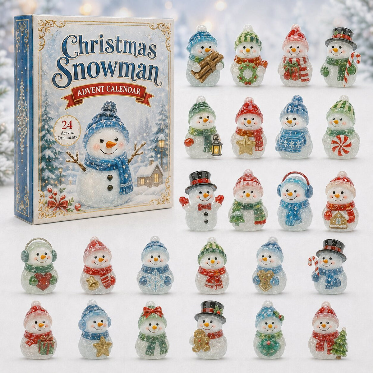Snowman advent calendar