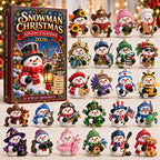 Snowman Christmas advent calendar