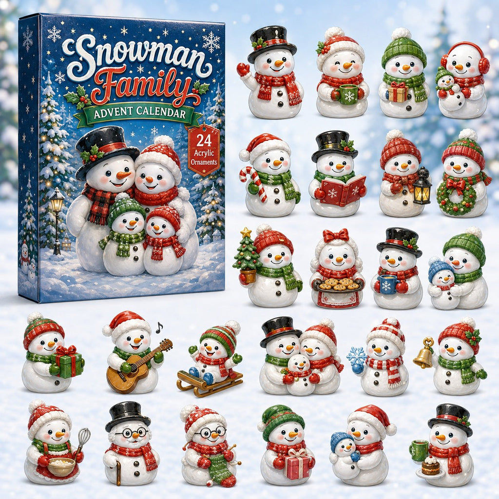 Snowman Family advent calendar