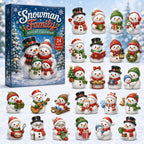 Snowman Family advent calendar