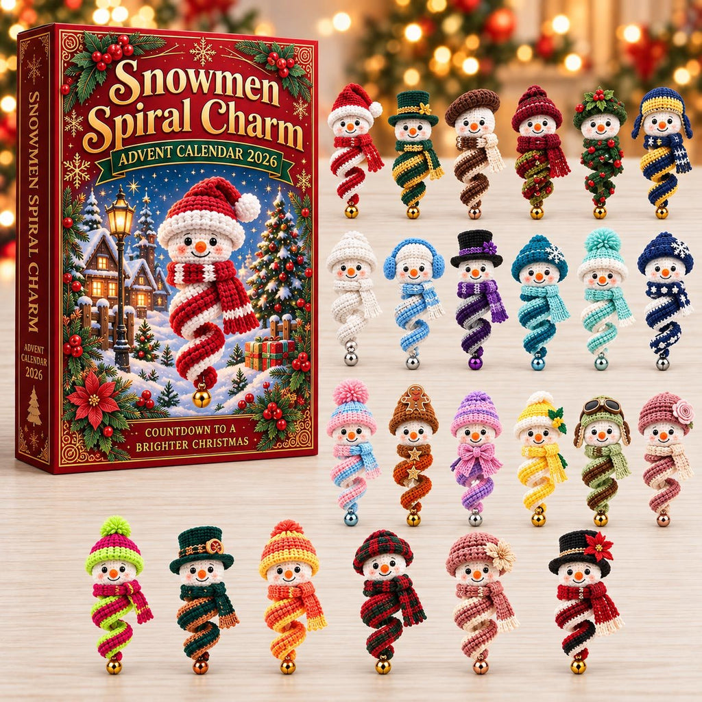 Snowmen Spiral Charm advent calendar