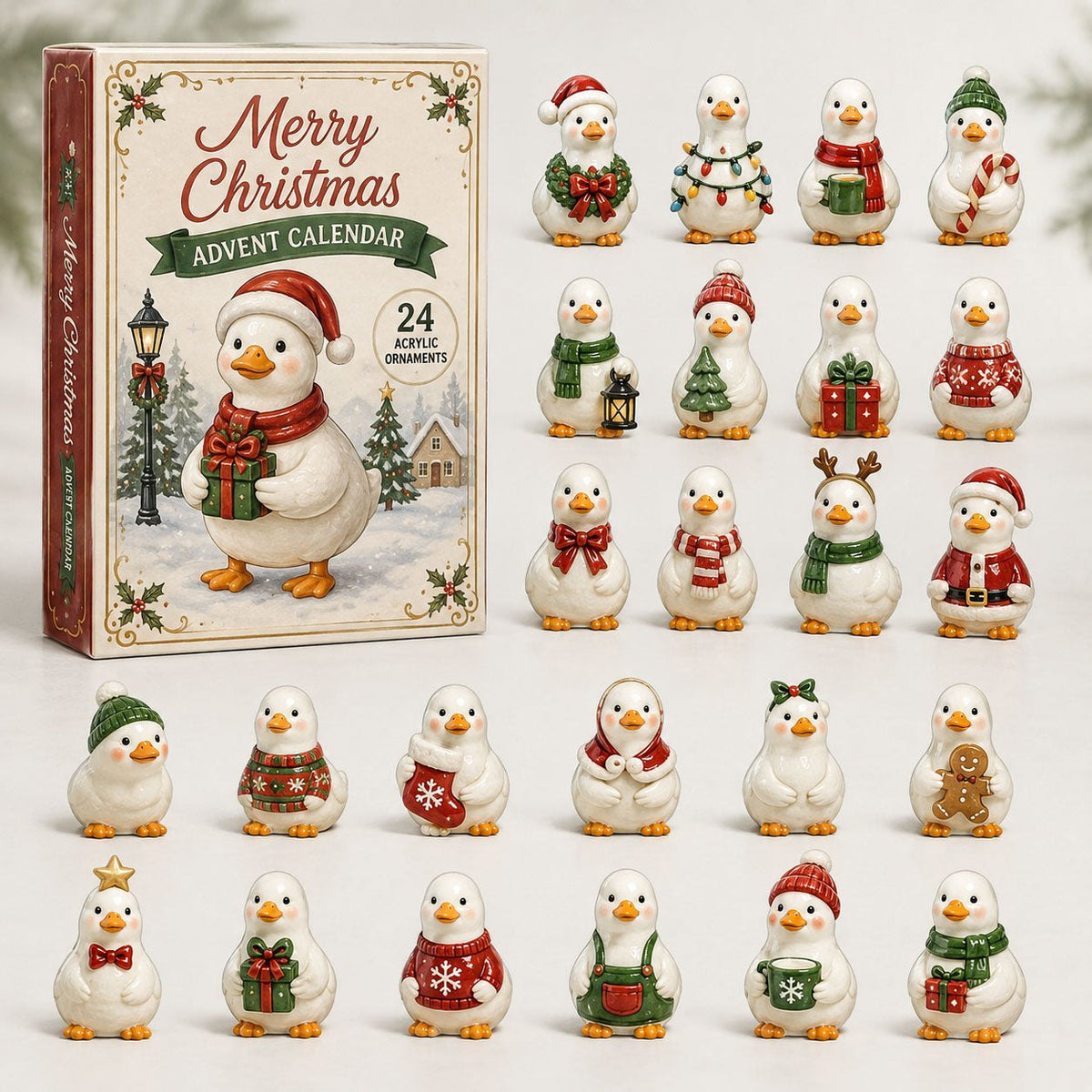 Snowy Christmas advent calendar
