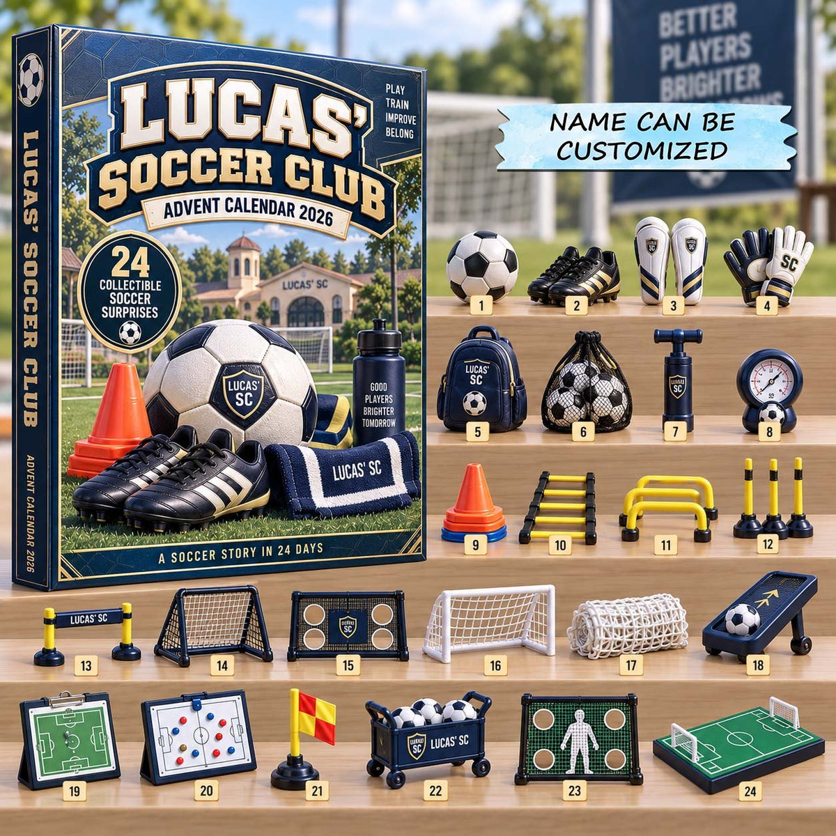 Soccer advent calendar