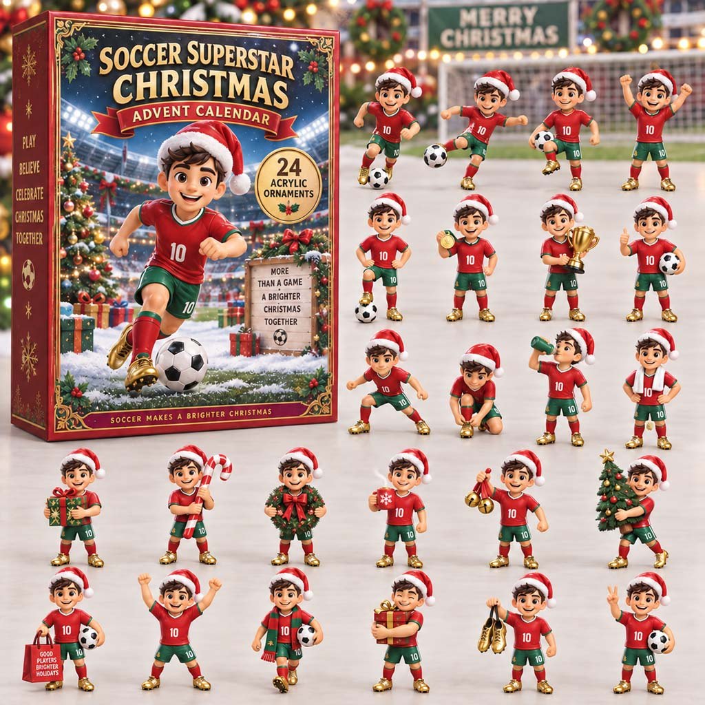 Soccer Superstar Christmas advent calendar