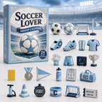 Soccer Theme Blue advent calendar
