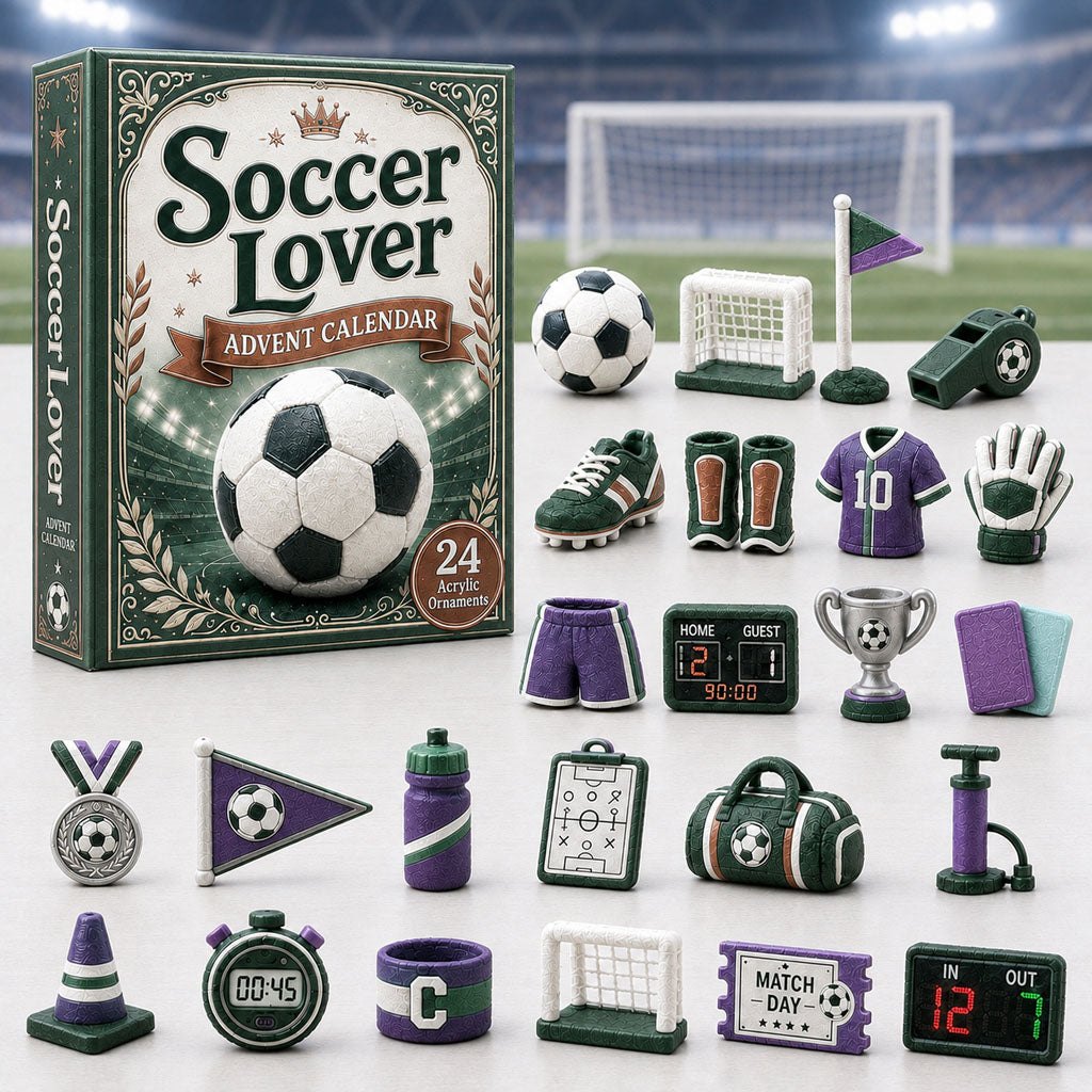 Soccer Theme Green advent calendar