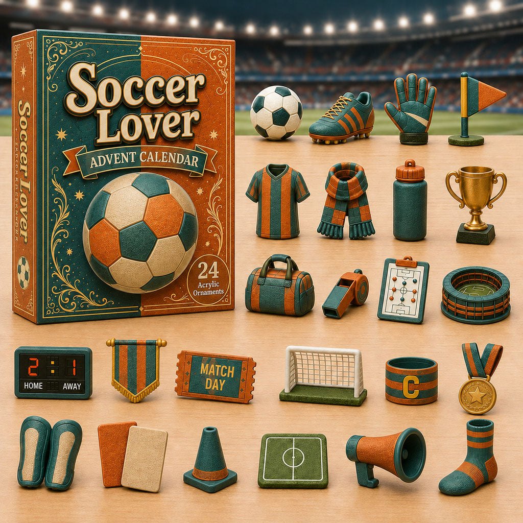 Soccer Theme Orange advent calendar