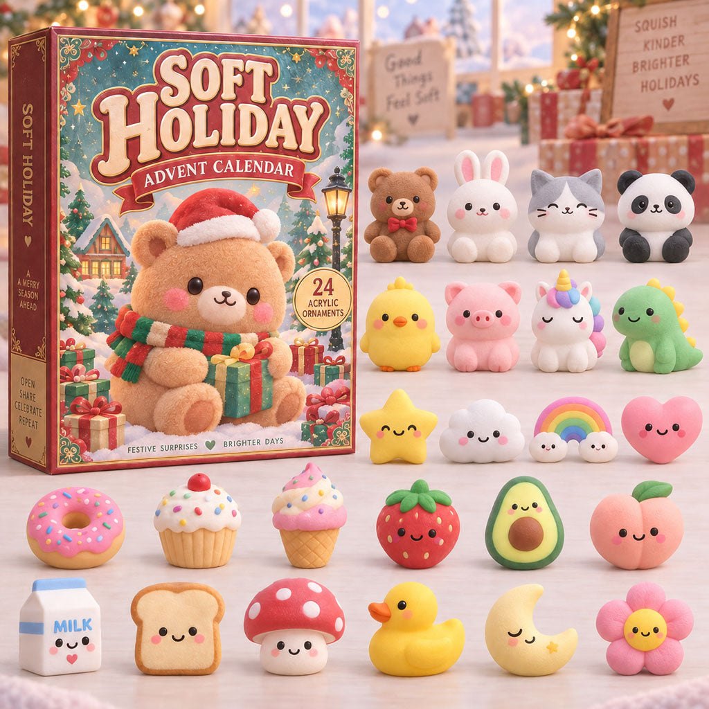Soft Holiday Bear advent calendar