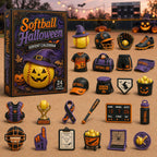Softball Halloween advent calendar