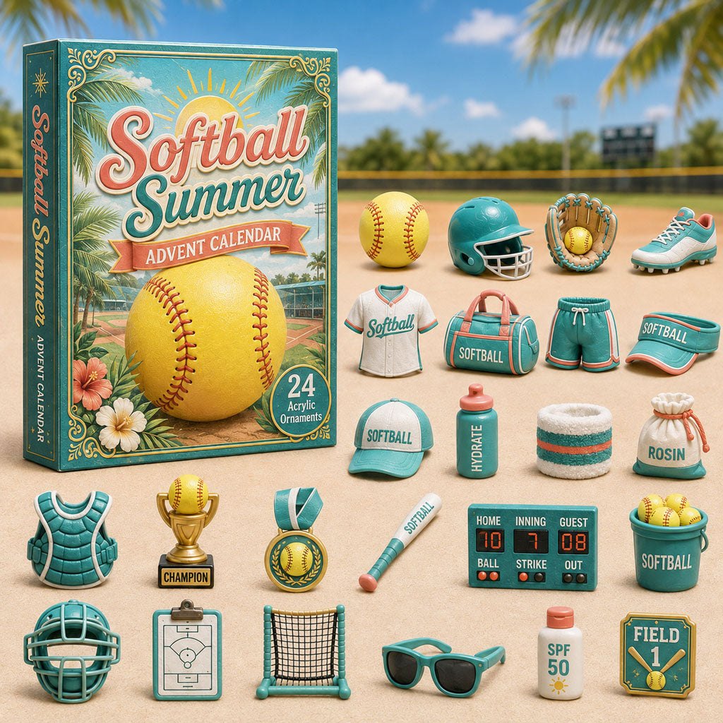 Softball Summer advent calendar