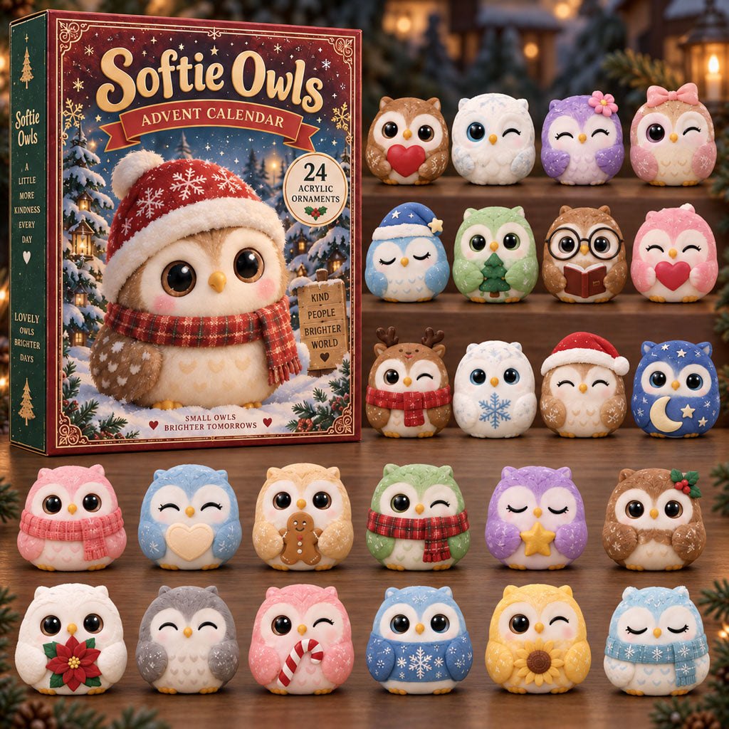 Softie Owls advent calendar