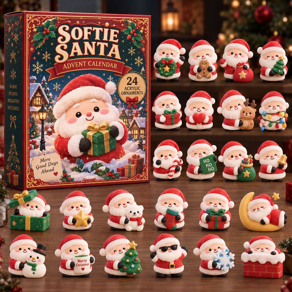 Softie Santa advent calendar