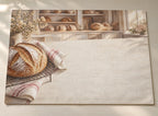 Sourdough Loaf Cooling Rack Placemat with printed dimensional artwork